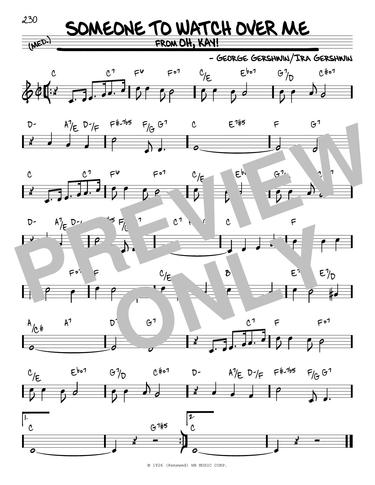 Produktgalerie: Seite 1 von 1 Someone To Watch Over Me, George Gershwin
