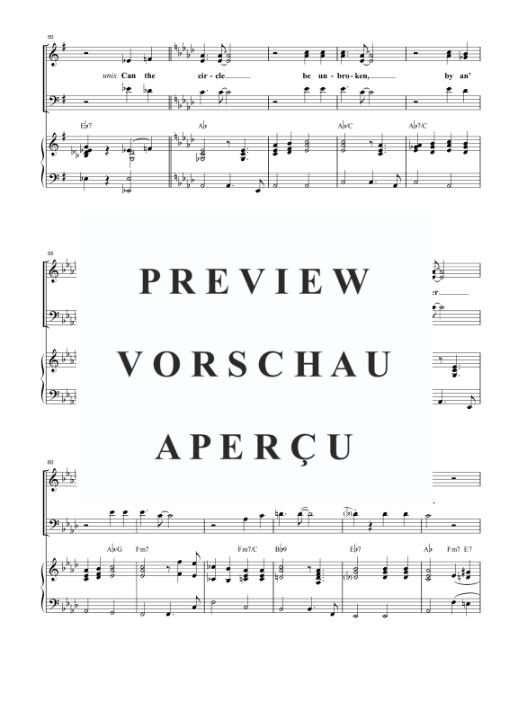 Produktgalerie: Seite 10 von 11 Can the Circle Be Unbroken, , Gemischter Chor SAB, Solo und Klavier