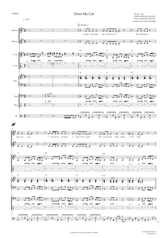 Produktbild zu: Drive My CarThe Beatles
