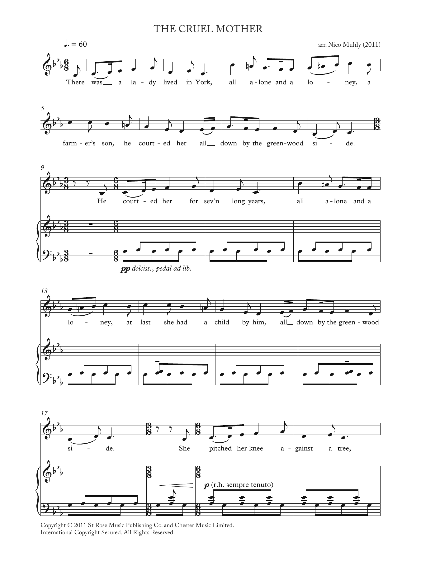 Product picture to: The Cruel Mother (from 'Four Traditional Songs')