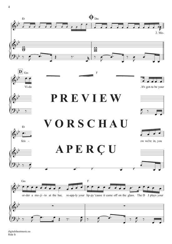 gallery: Ride It , Regard, Gesang mit Klavierbegleitung