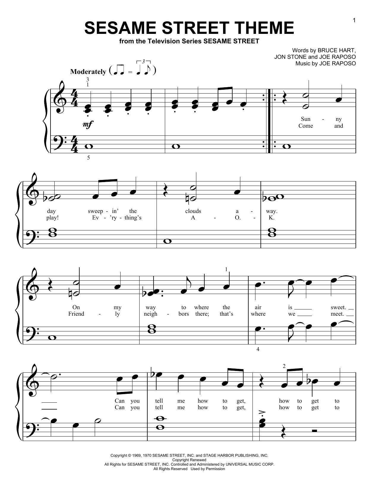 Produktbild zu: Sesame Street Theme