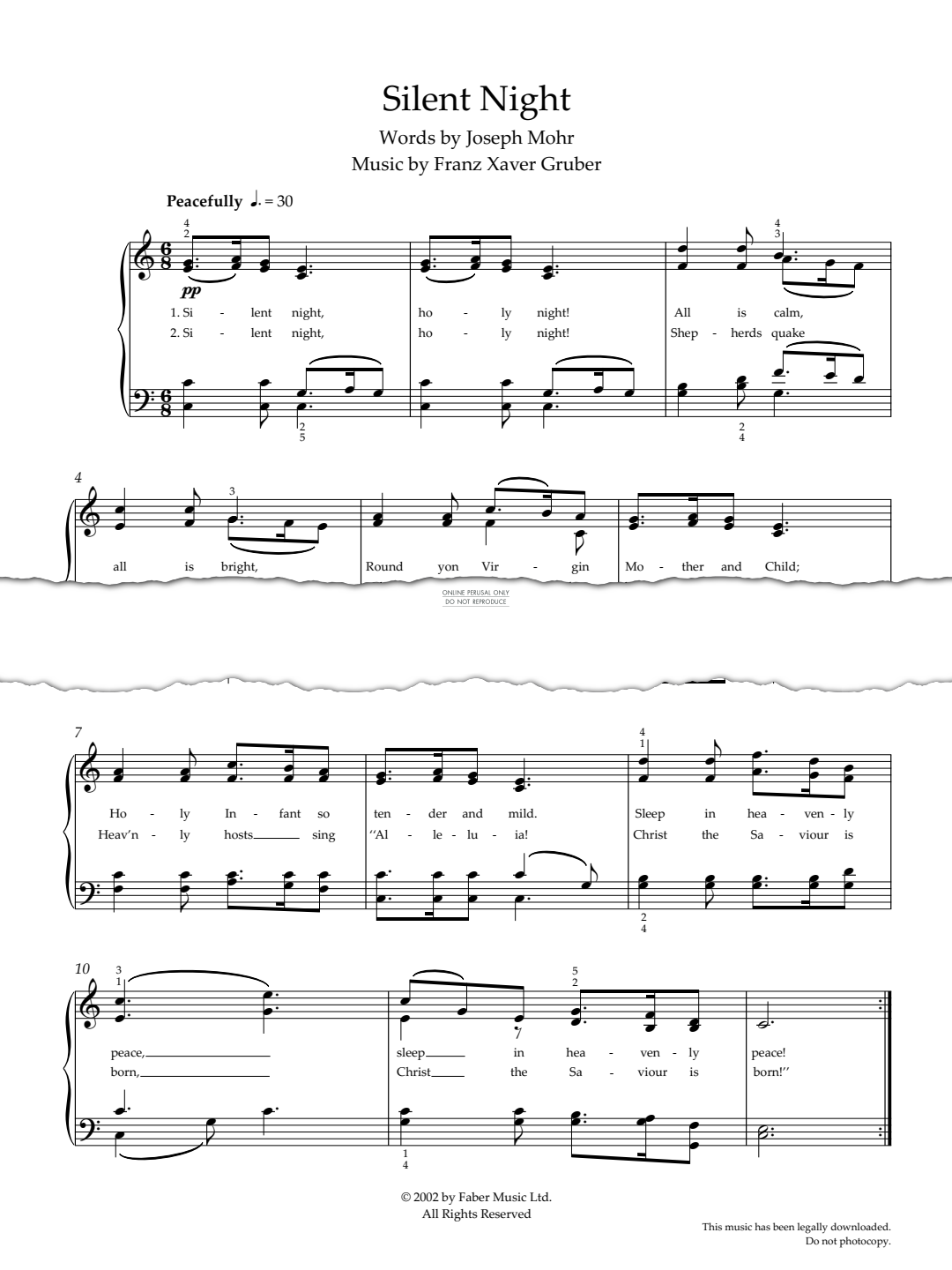 gallery: Silent Night, Franz Xaver Gruber