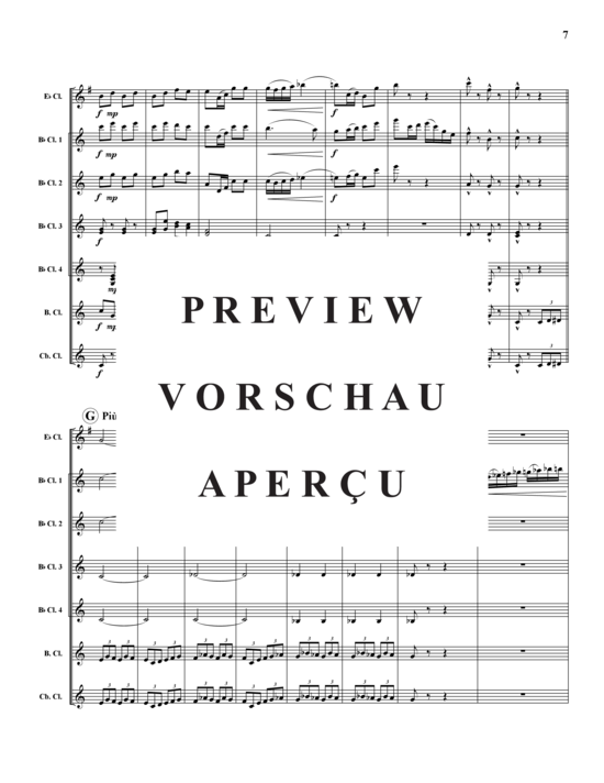 Product gallery: Page 8 of 21 Gypsy Baron Overture , , (clarinet choir)