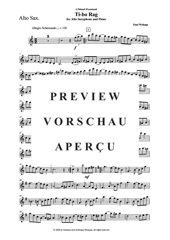 Product gallery: Page 21 of 21 Tibo Rag , , (alto saxophone + piano)