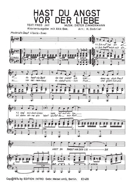 Produktbild zu: Hast du Angst vor der LiebeRex Gildo