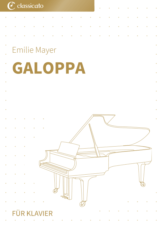Produktbild zu: Galoppa - Nr. 1 aus den Neun Tänzen für KlavierEmilie Mayer