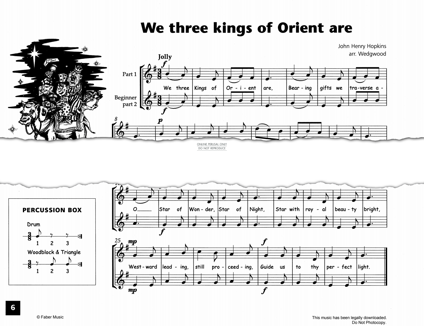 Product gallery: Page 1 of 1 We Three Kings, 