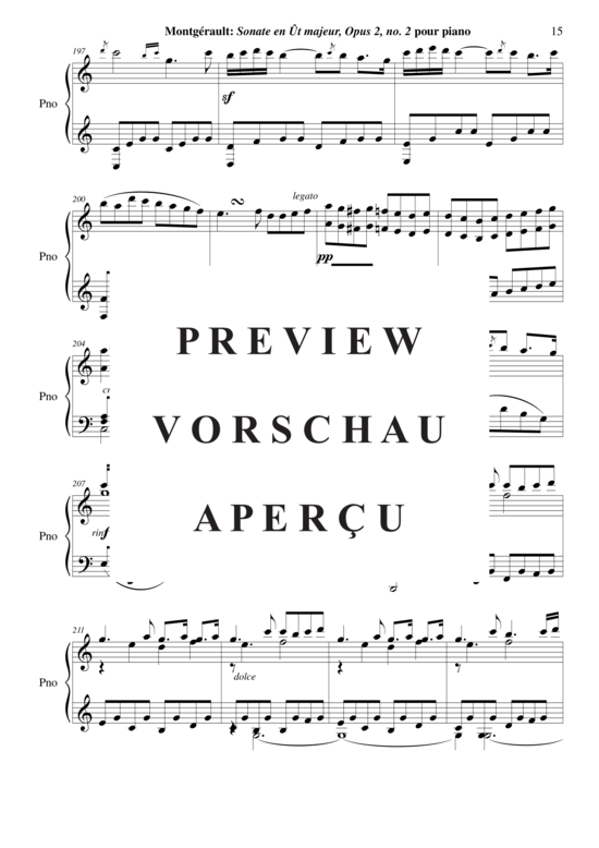 Product gallery: Page 16 of 21 Sonata in C major, Opus 2 no. 2 , Nicolas Horvath, Piano Solo