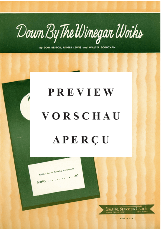 Produktgalerie: Seite 2 von 8 Down By The Winegar Woiks , Popular Standard, Klavier und Gesang