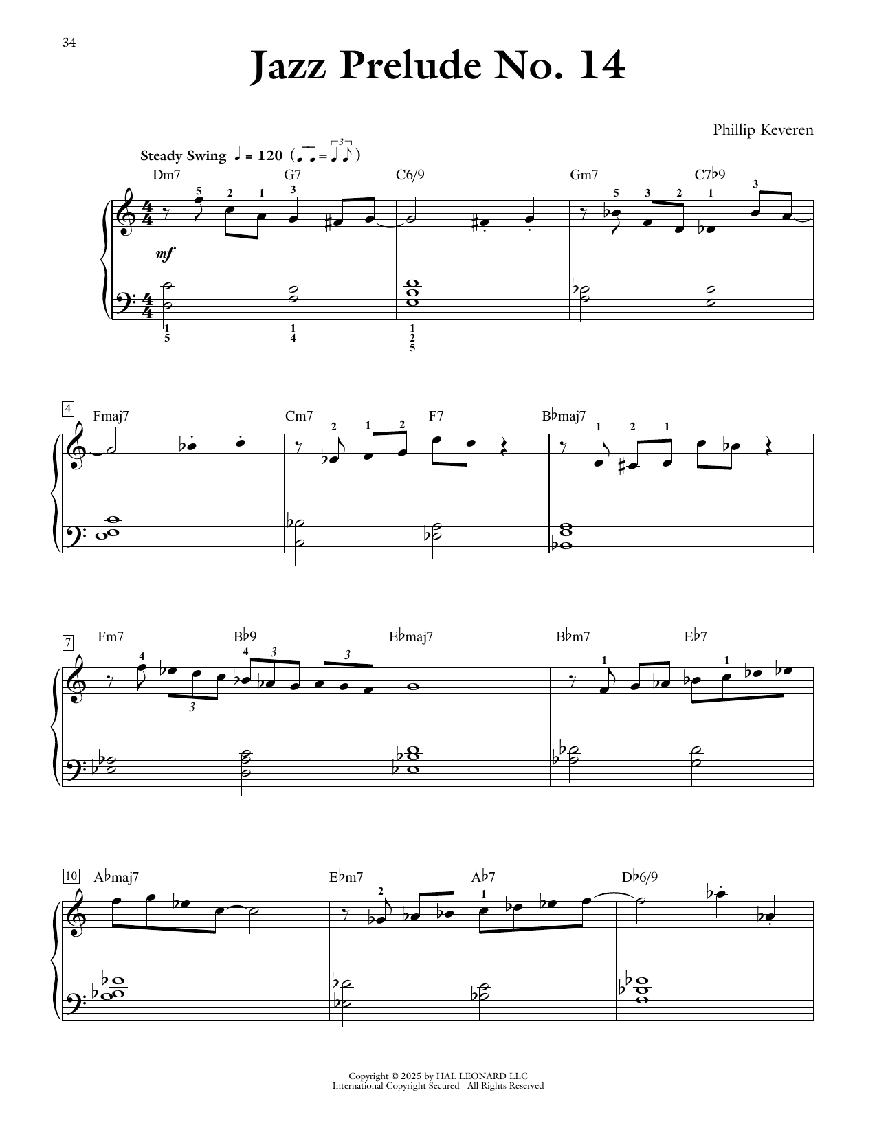Produktgalerie: Seite 1 von 1 Jazz Prelude No. 14, Phillip Keveren, Klavier