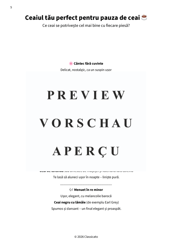 Produktgalerie: Seite 7 von 11 Pauza de ceai la pian - Piese reconfortante u?or de interpretat, , Klavier Solo