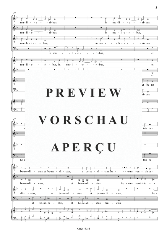 gallery: Ave Maria gratia plena, , Gemischter Chor 8-stimmig und BC