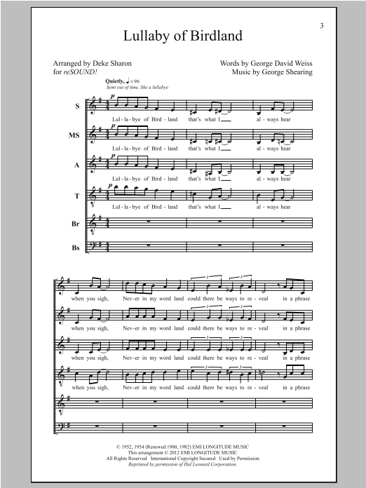 Product picture to: Lullaby Of Birdland