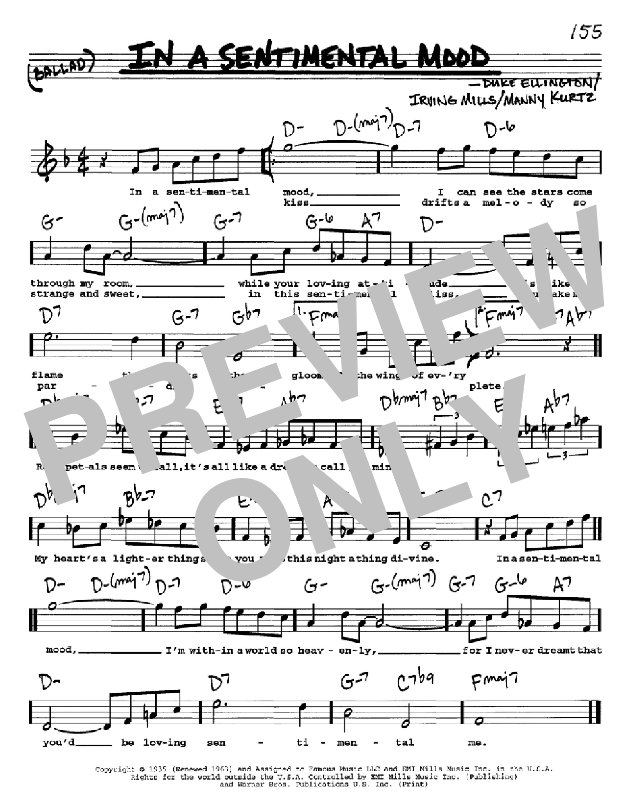 Produktbild zu: In A Sentimental Mood