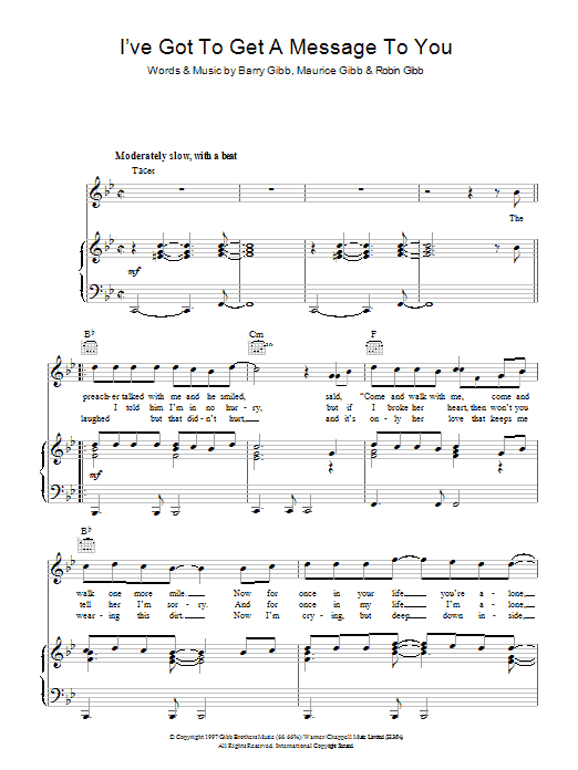 Produktbild zu: I've Gotta Get A Message To You