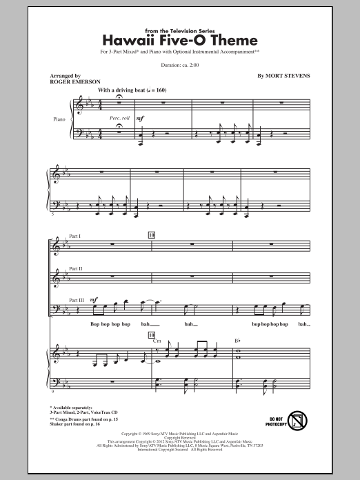 Produktbild zu: Hawaii Five-O Theme