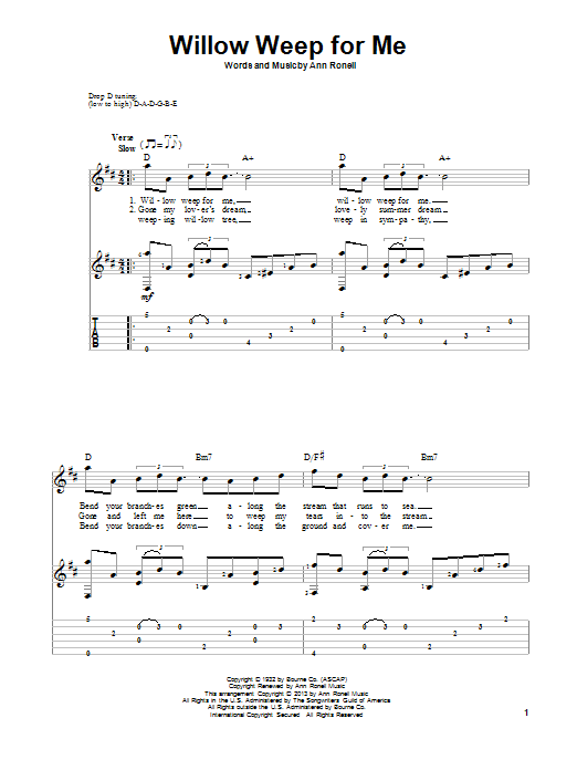 Produktbild zu: Willow Weep For Me