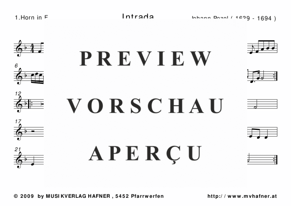 Produktgalerie: Seite 11 von 11 Intrada, , (Blechbläser Quintett)