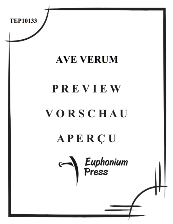 Product gallery: Page 2 of 10 Ave Verum , , (Tuba Quartett EETT)