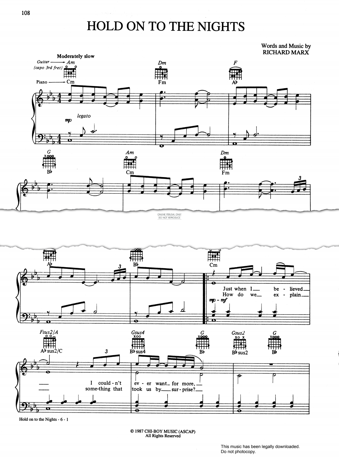 Produktbild zu: Hold On To The Nights