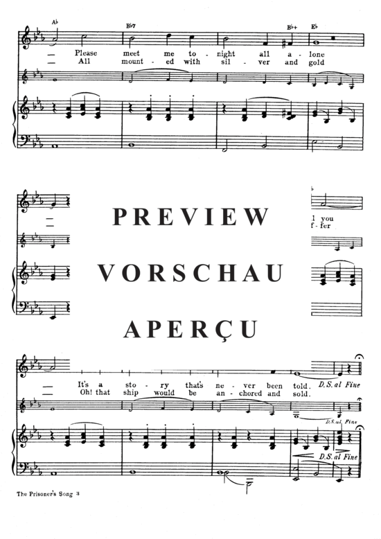 Produktgalerie: Seite 5 von 8 The Prisoner´s Song , Popular Standard, Klavier und Gesang
