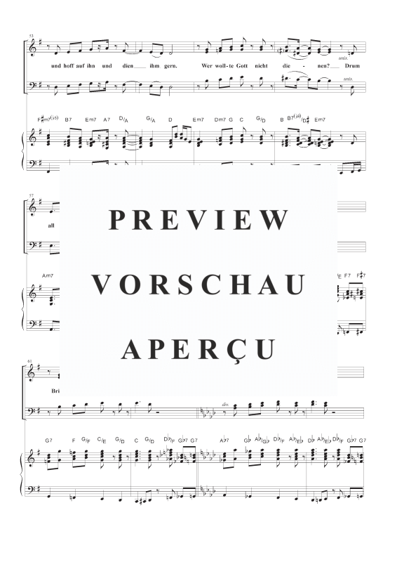 gallery: Wenn ich, o Schöpfer, deine Macht EG 506, , Gemischter Chor SAB, Solo und Klavier