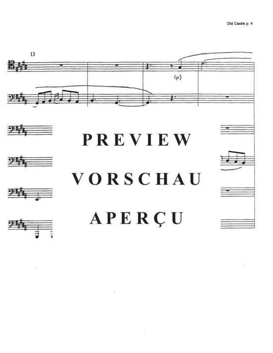 Produktgalerie: Seite 6 von 21 The Old Castle , , (Tuba Ensemble EEETTT)