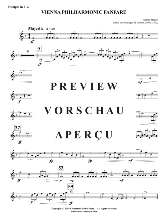 Product gallery: Page 16 of 21 Vienna Philharmonic Fanfare , , (Brass Ensemble)