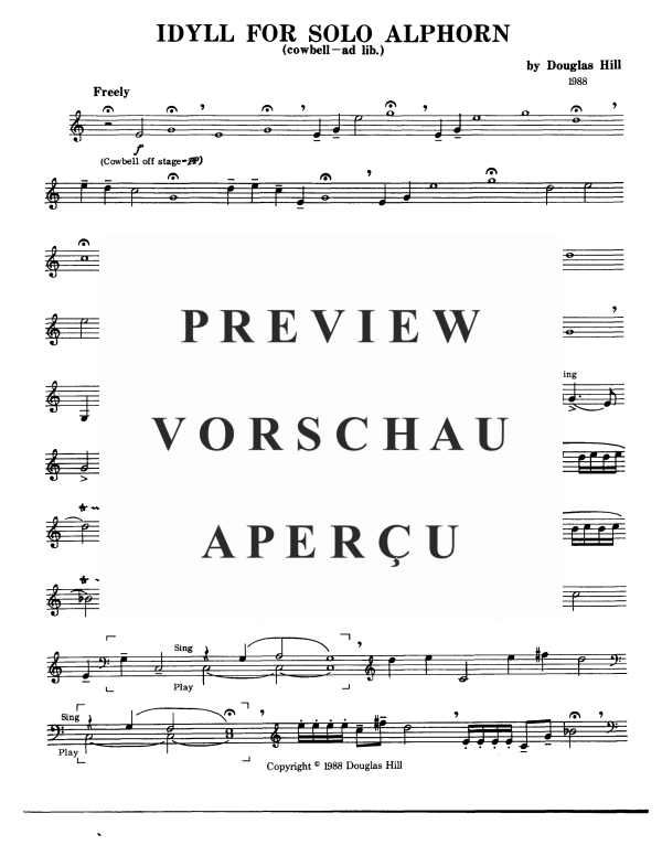 Produktgalerie: Seite 3 von 4 Idyll, , Alphorn Solo