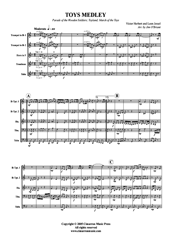 Produktbild zu: Toys Medley Victor Herbert