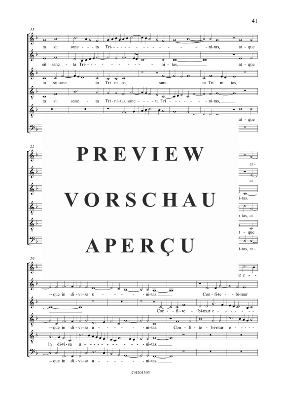 Produktgalerie: Seite 3 von 5 Benedicta sit Sancta Trinitas, , Gemischter Chor 5-stimmig