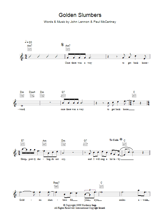 Produktbild zu: Golden Slumbers