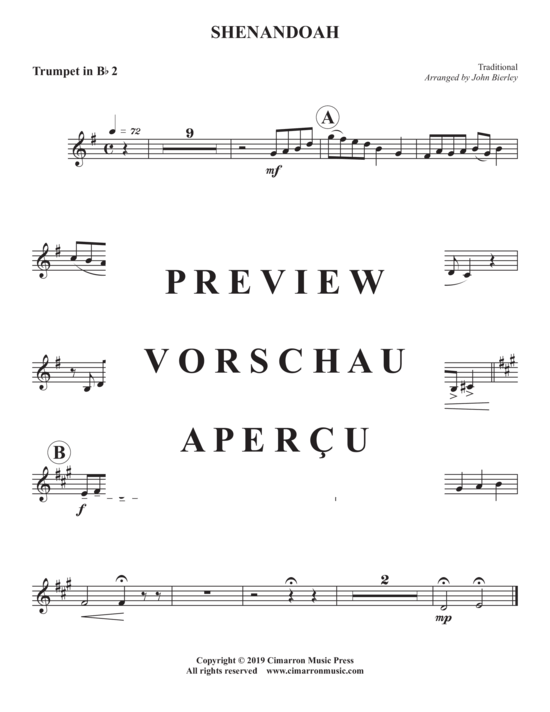 Produktgalerie: Seite 6 von 9 Shenandoah , , (Blechbläser Quintett)