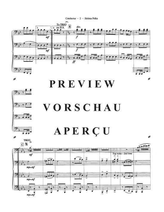 Product gallery: Page 4 of 9 Helena Polka , , (Tuba Quartett EETT)