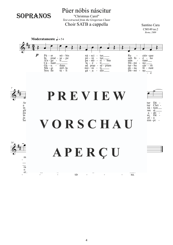 Produktgalerie: Seite 5 von 8 Púer nóbis náscitur, , Gemischter Chor