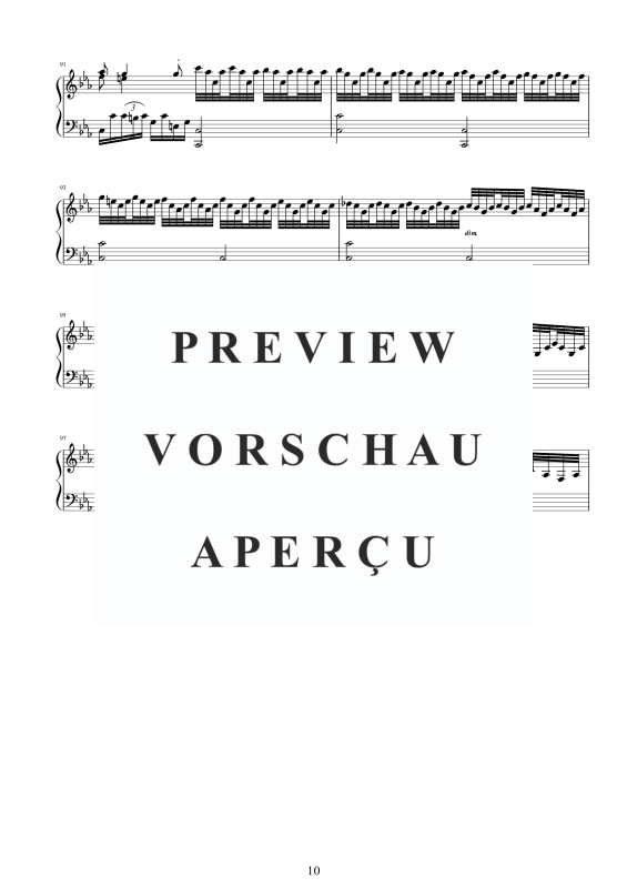 Produktgalerie: Seite 11 von 11 Fantasia in C-Moll BWV Anh. 86, , Klavier Solo