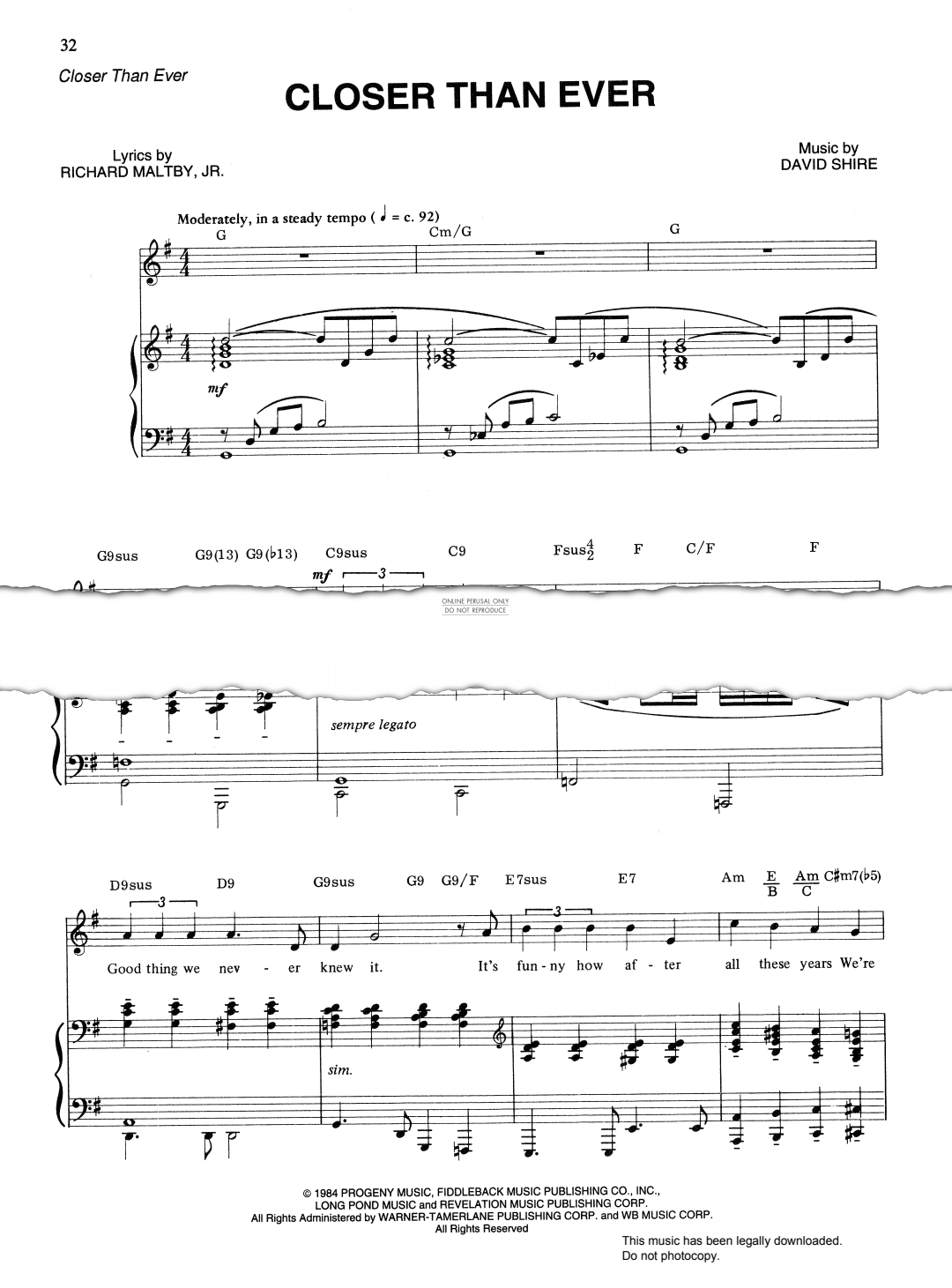 Product picture to: Closer Than Ever (from 'Closer Than Ever')
