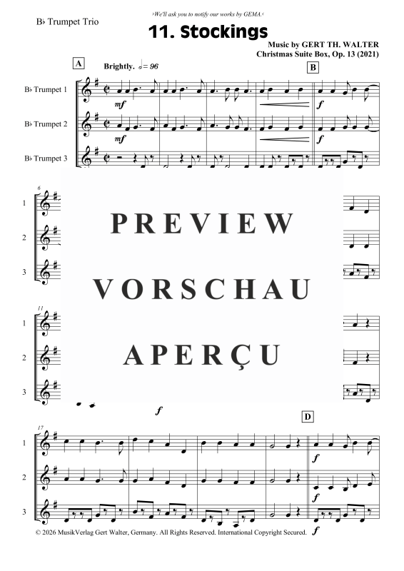 gallery: Stockings, , Trompeten Trio