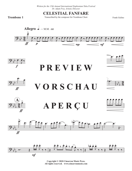 Product gallery: Page 9 of 21 Celestial Fanfare , , (Brass ensemble for 6x poaune + 2x bass trombone)