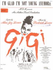 cover: I'm Glad I'm Not Young Anymore (from 'Gigi'), Frederick Loewe