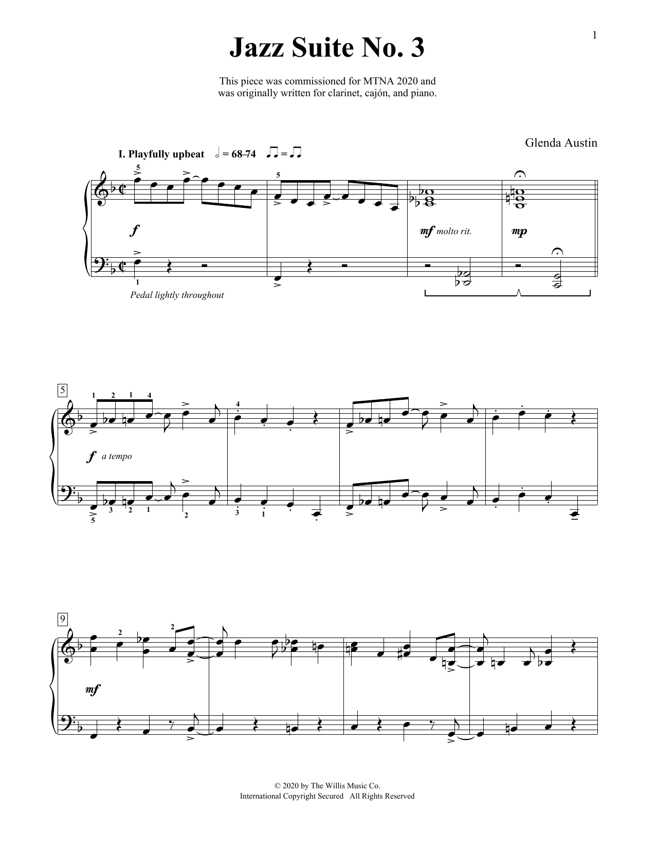 Produktbild zu: Jazz Suite No. 3