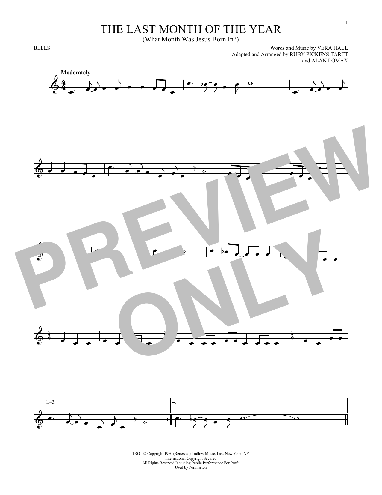 Produktgalerie: Seite 1 von 1 The Last Month Of The Year (What Month Was Jesus Born In?), Vera Hall, Percussion