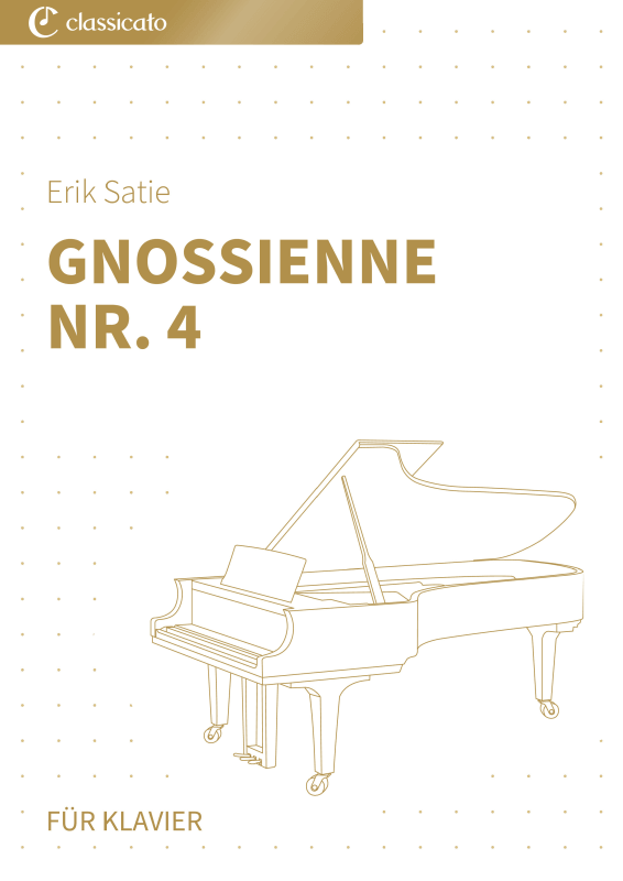 Product picture to: Gnossienne Nr. 4 - Geheimnisvolles KlavierstückErik Satie