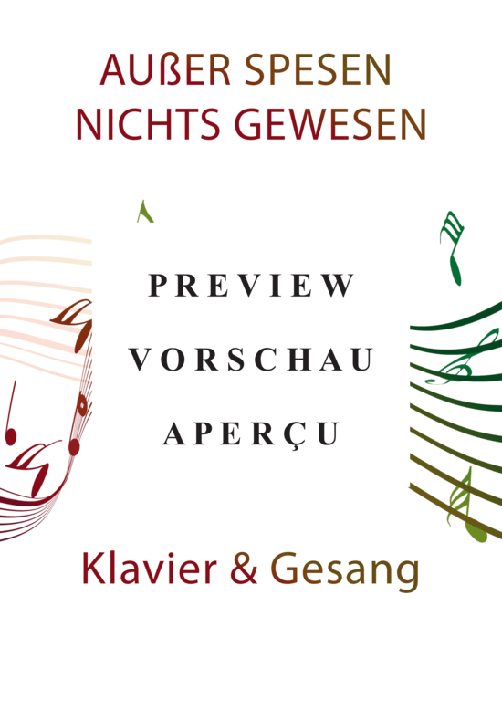 gallery: Außer Spesen nichts gewesen , , (Gesang + Klavier)