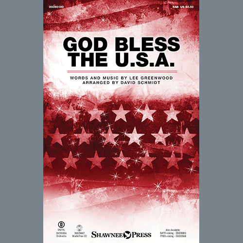cover: God Bless The U.S.A. (arr. David Schmidt), Lee Greenwood, Chor