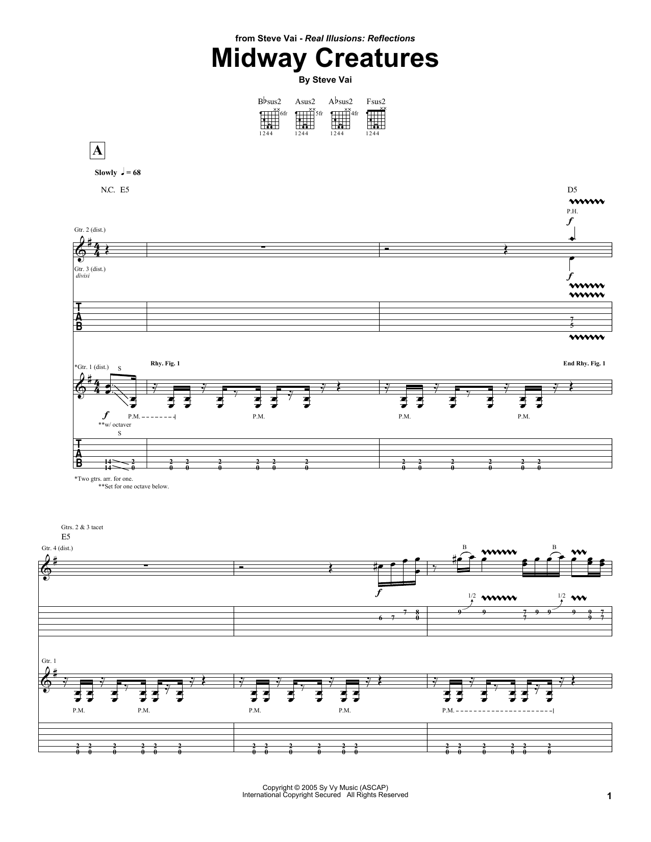 Produktgalerie: Seite 1 von 1 Midway Creatures, Steve Vai, Gitarre