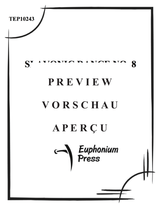 Product gallery: Page 2 of 21 Slavonic Dances Op. 46 No. 8 , , (Tuba Quartett EETT)