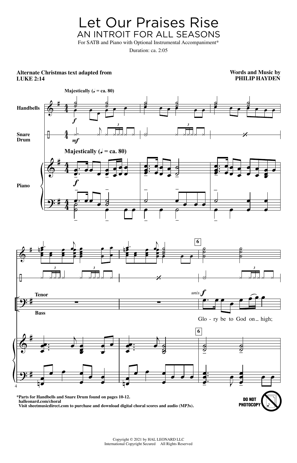Produktbild zu: Let Our Praises Rise (An Introit For All Seasons)
