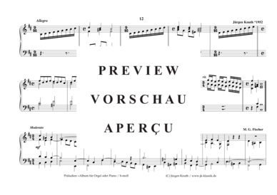 gallery: Präludien =Album für Orgel oder Piano , , (h-moll)